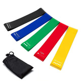 Gymbrio Loop Resistance Bands 5 Level Workout Set