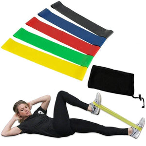 Gymbrio Loop Resistance Bands 5 Level Workout Set