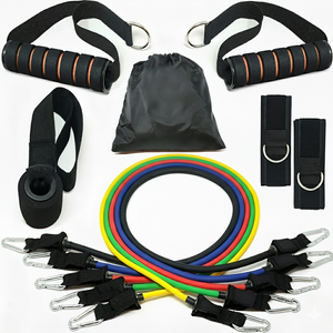 2X Durable Resistance Bands Set (11 Pcs) – Heavy Resistance Bands with Handles